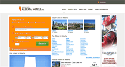 Desktop Screenshot of albertahotels.org